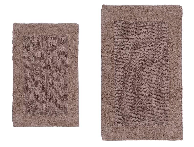 CASTLE HILL LONDON - 2 PIECES SET BELLA NAPOLI REVERSIBLE BATH RUG COLLECTION