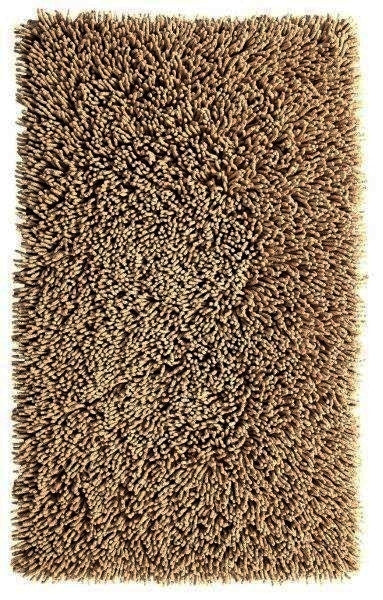 CASTLE HILL LONDON - SINGLE PIECE CHENILLE SHAGGY BATH RUG COLLECTION