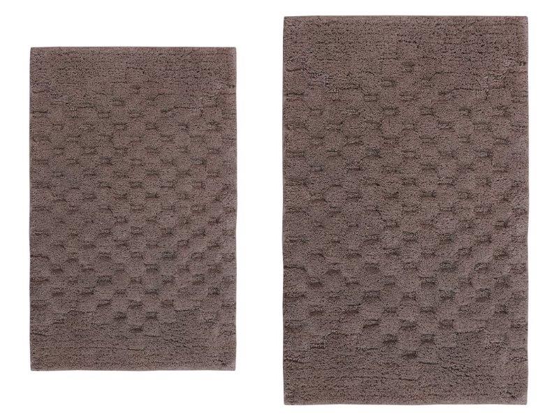 CASTLE HILL LONDON - 2 PIECES SET MELANGE BATH RUGS COLLECTION