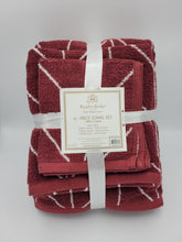 Load image into Gallery viewer, Knights Bridge-  6 Piece Cotton Towel Set