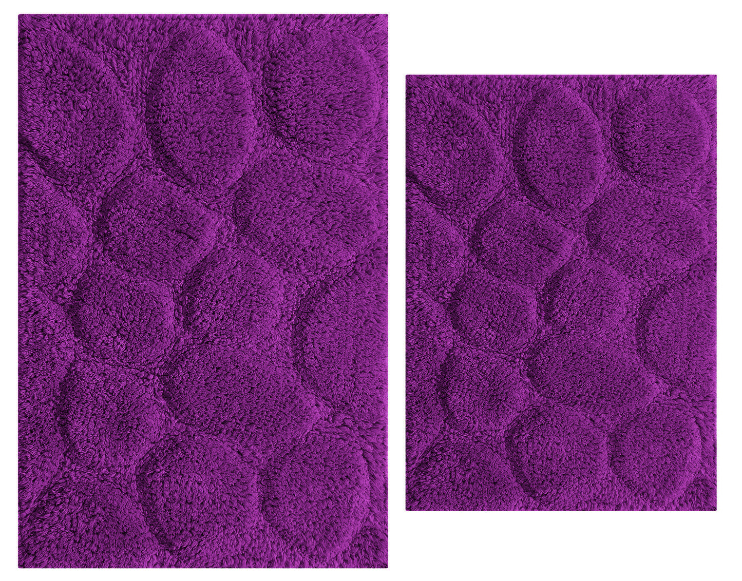 CASTLE HILL LONDON - 2 PIECES SET PALM BATH RUGS COLLECTION