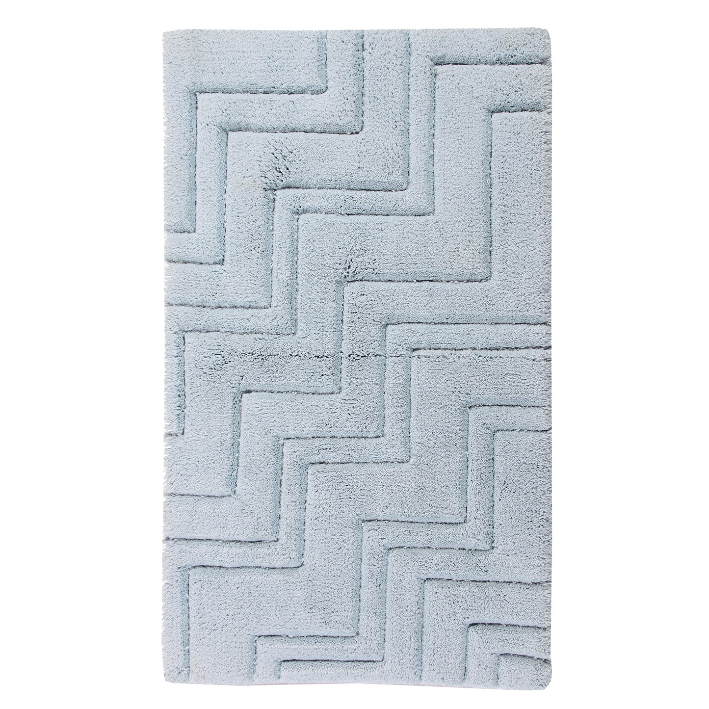 KNIGHTS BRIDGE -  SINGLE PIECE ZIG ZAG BATH RUG COLLECTION