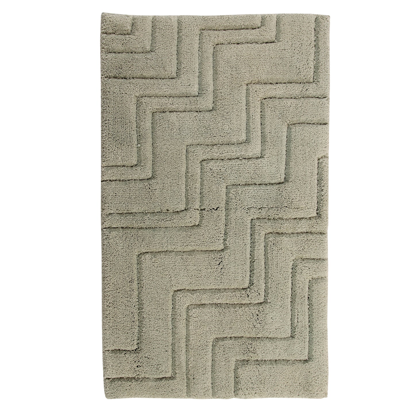 KNIGHTS BRIDGE -  SINGLE PIECE ZIG ZAG BATH RUG COLLECTION