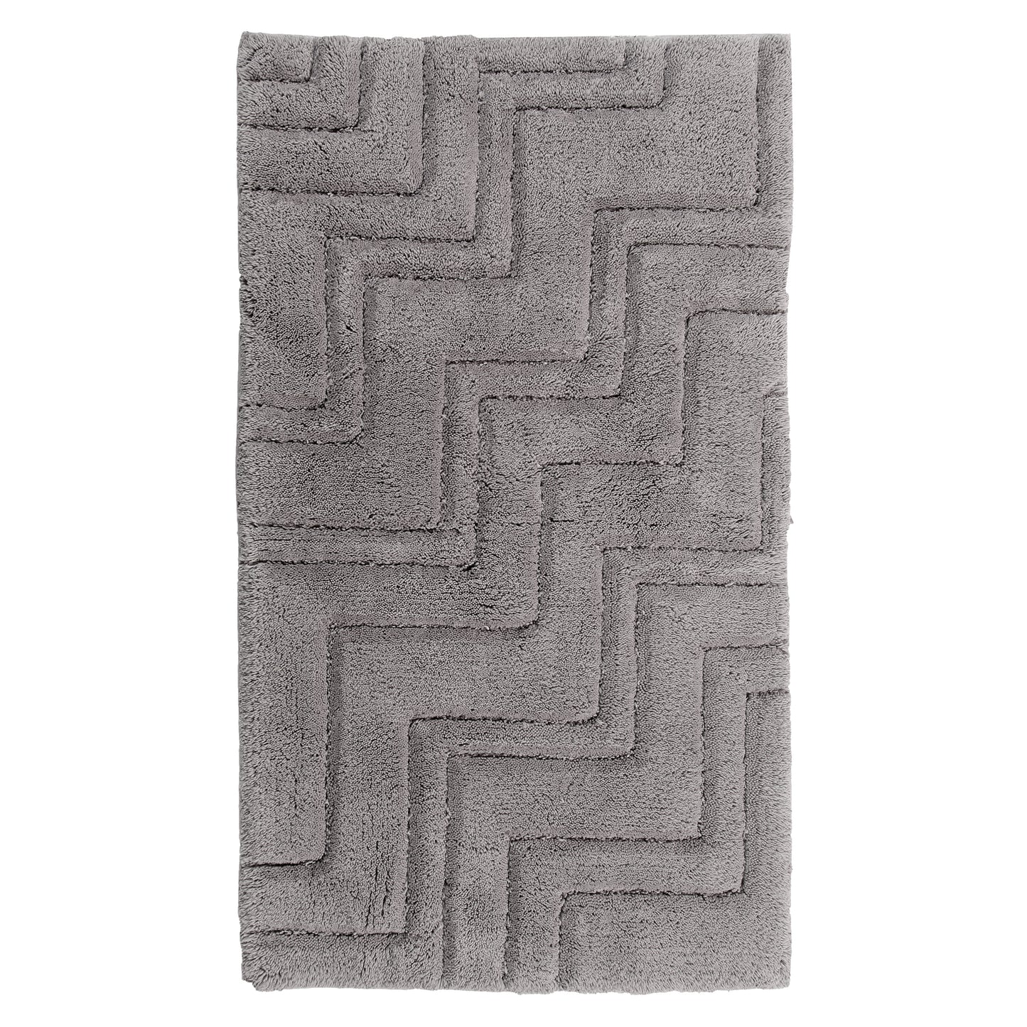 KNIGHTS BRIDGE -  SINGLE PIECE ZIG ZAG BATH RUG COLLECTION