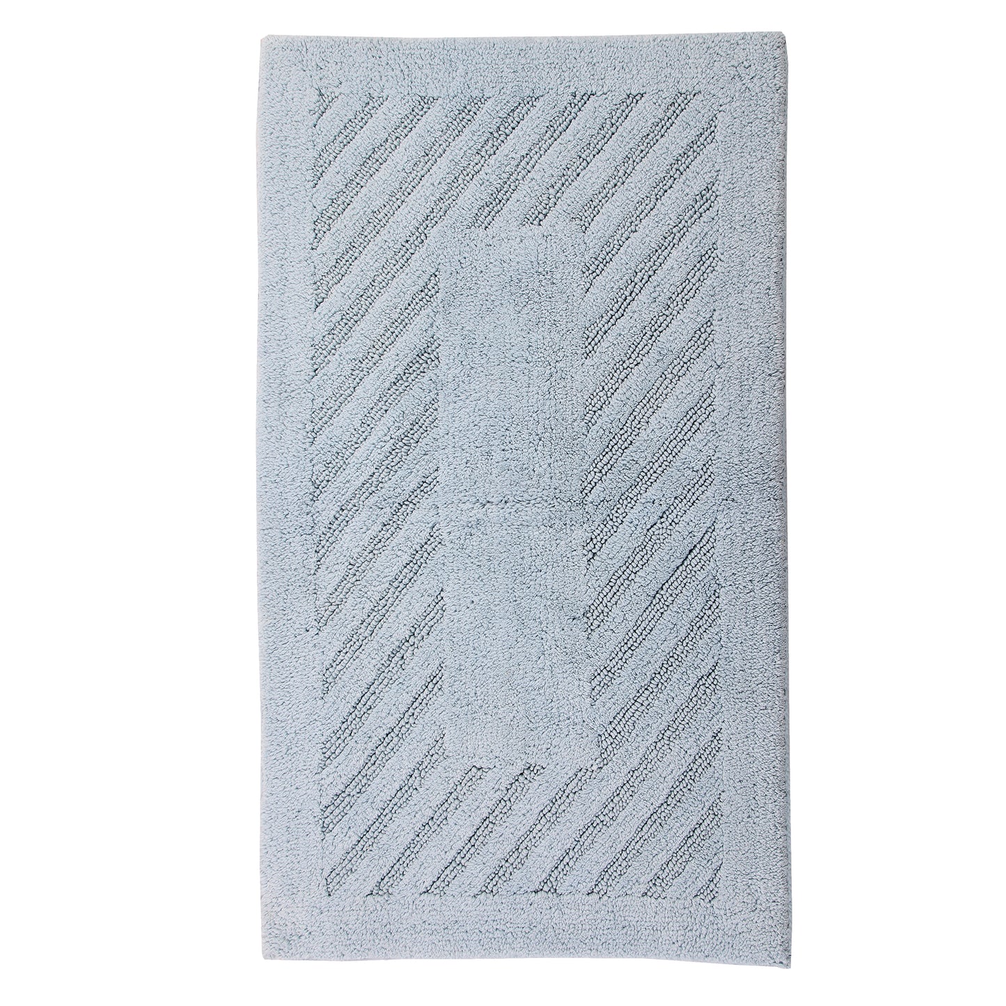 KNIGHTS BRIDGE -  SINGLE PIECE DIAGONAL RACETRACK REVERSIBLE BATH RUG COLLECTION