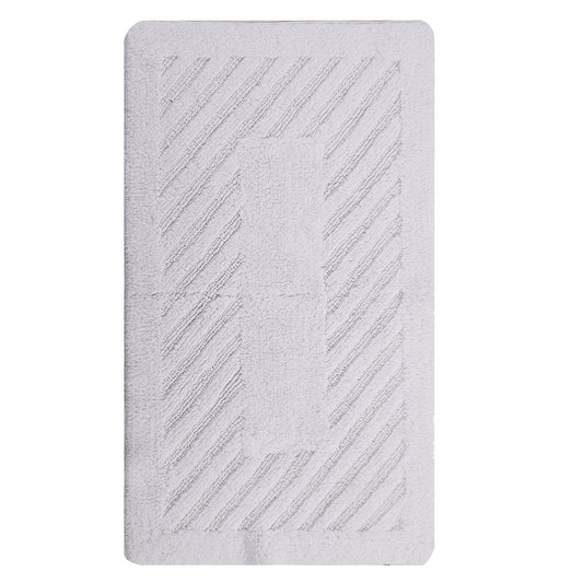 KNIGHTS BRIDGE -  SINGLE PIECE DIAGONAL RACETRACK REVERSIBLE BATH RUG COLLECTION