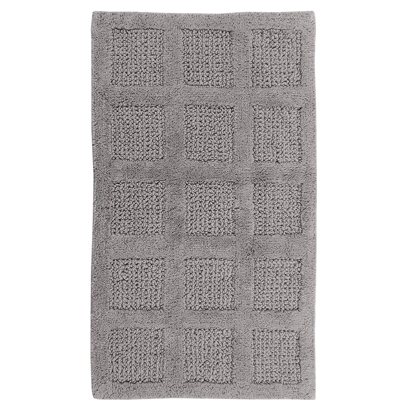 KNIGHTS BRIDGE -  SINGLE PIECE SQUARE HONEYCOMB REVERSIBLE BATH RUG COLLECTION