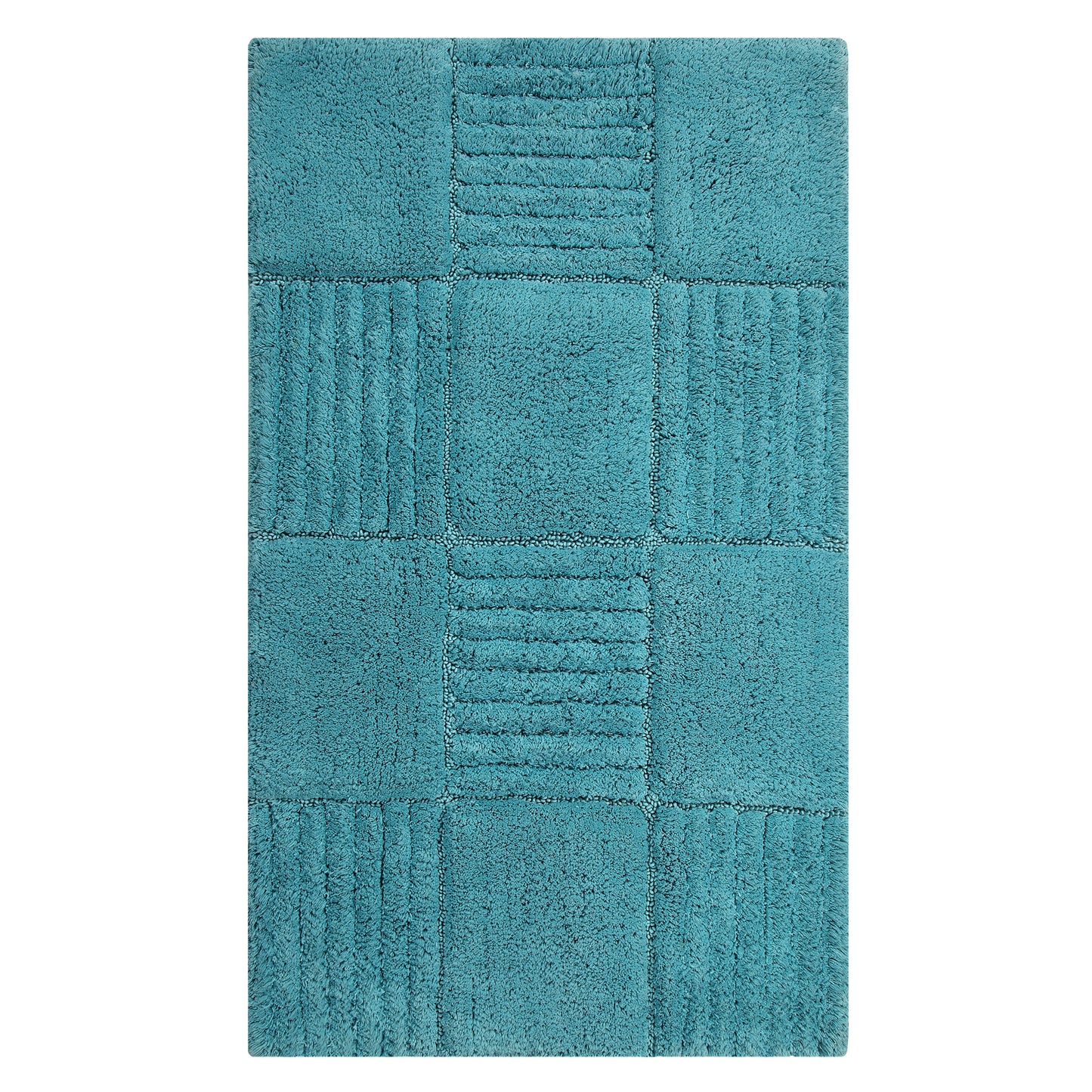 KNIGHTS BRIDGE - SINGLE PIECE CHAKKAR BOARD BATH RUG COLLECTION