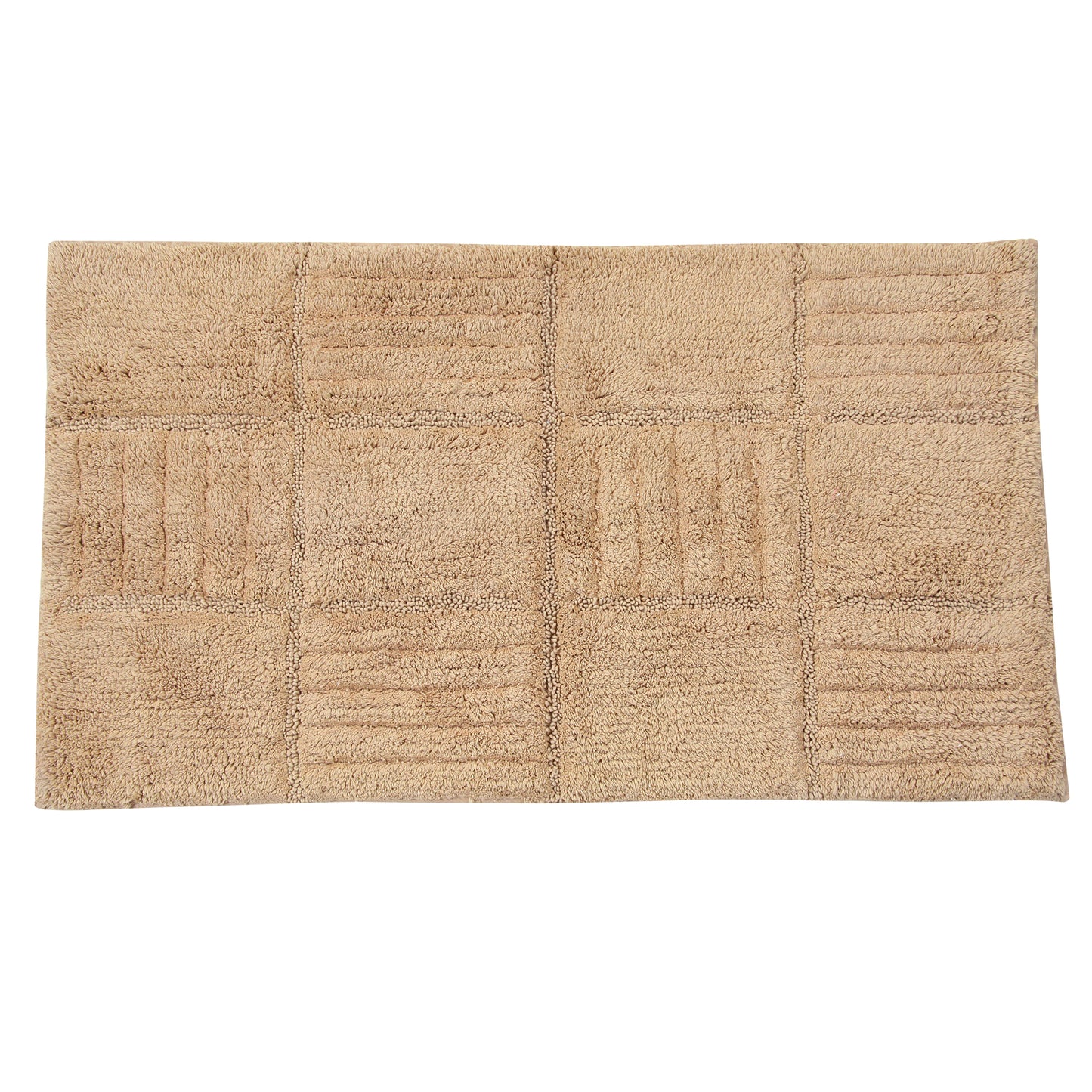 KNIGHTS BRIDGE - SINGLE PIECE CHAKKAR BOARD BATH RUG COLLECTION