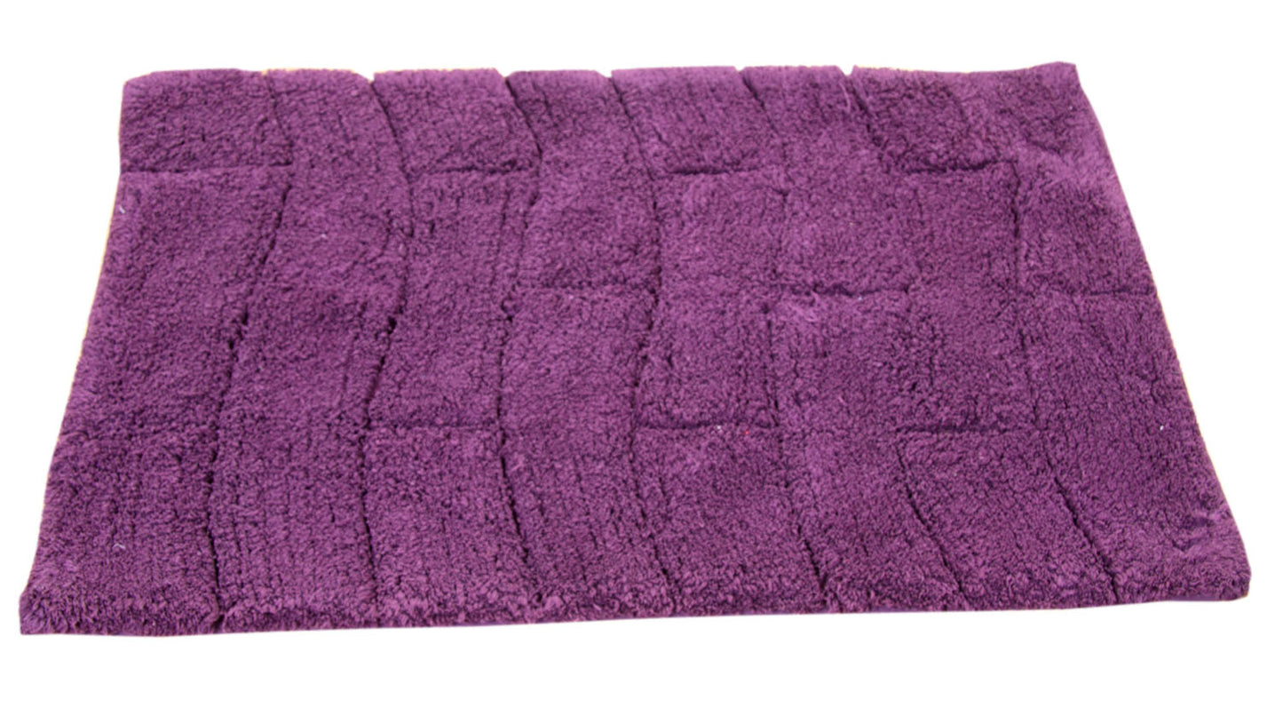 KNIGHTS BRIDGE -  SINGLE PIECE NEW TILE BATH RUG COLLECTION