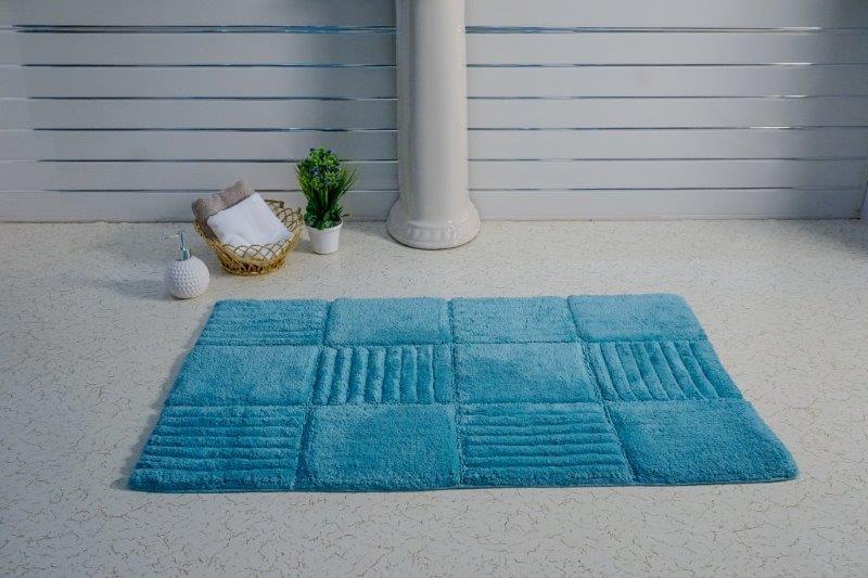 CASTLE HILL LONDON - SINGLE PIECE CHAKKAR BOARD BATH RUG COLLECTION