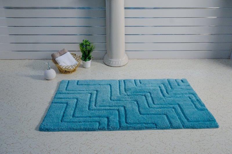 CASTLE HILL LONDON - SINGLE PIECE ZIG ZAG BATH RUG COLLECTION