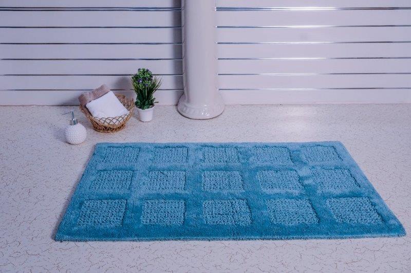 PERTHSHIRE PLATINUM COLLECTION - SINGLE PIECE SQUARE HONEY REVERSIBLE BATH RUG COLLECTION