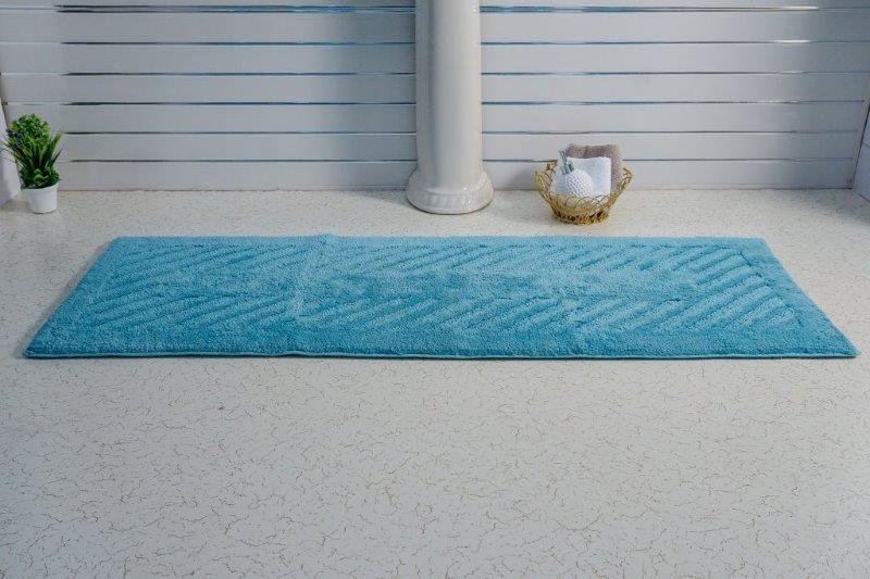 PERTHSHIRE PLATINUM COLLECTION - SINGLE PIECE DIAGONAL RACETRACK REVERSIBLE BATH RUG COLLECTION