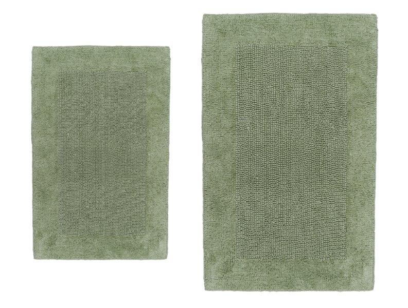 CASTLE HILL LONDON - 2 PIECES SET BELLA NAPOLI REVERSIBLE BATH RUG COLLECTION