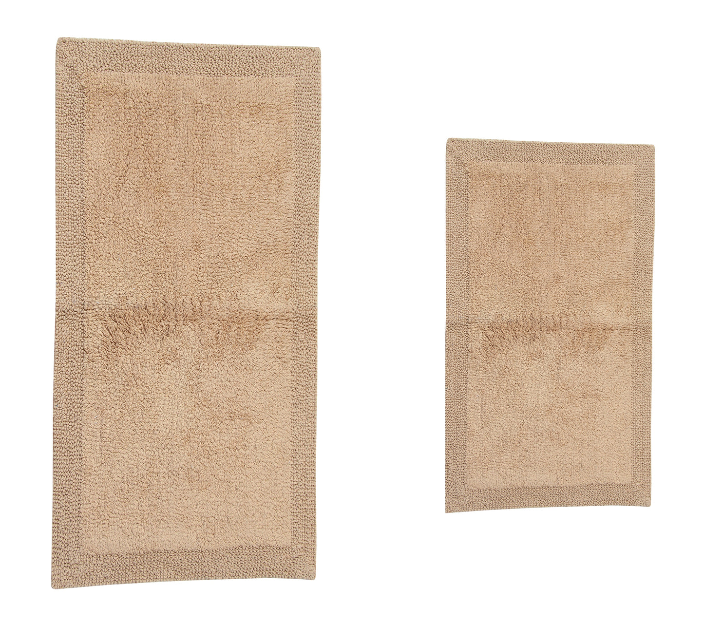 CASTLE HILL LONDON - 2 PIECES SET BELLA NAPOLI REVERSIBLE BATH RUG COLLECTION