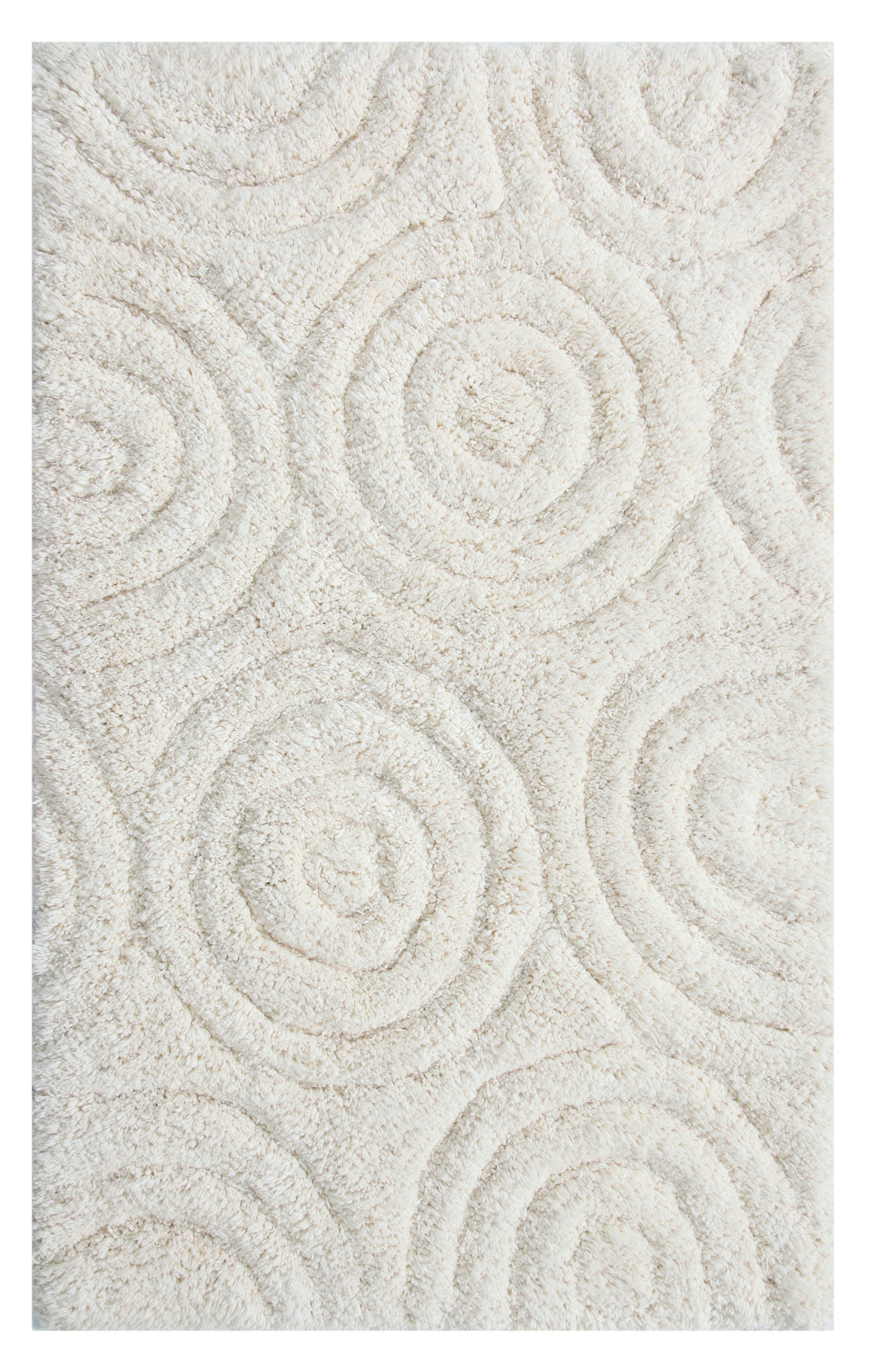 PERTHSHIRE PLATINUM COLLECTION - SINGLE PIECE CIRCLES BATH RUG COLLECTION
