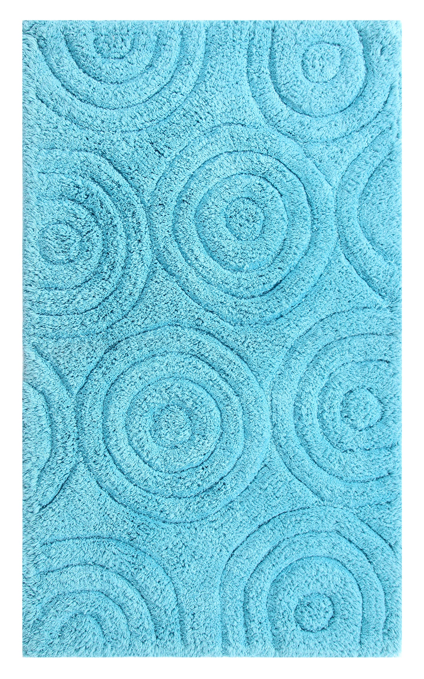 PERTHSHIRE PLATINUM COLLECTION - SINGLE PIECE CIRCLES BATH RUG COLLECTION