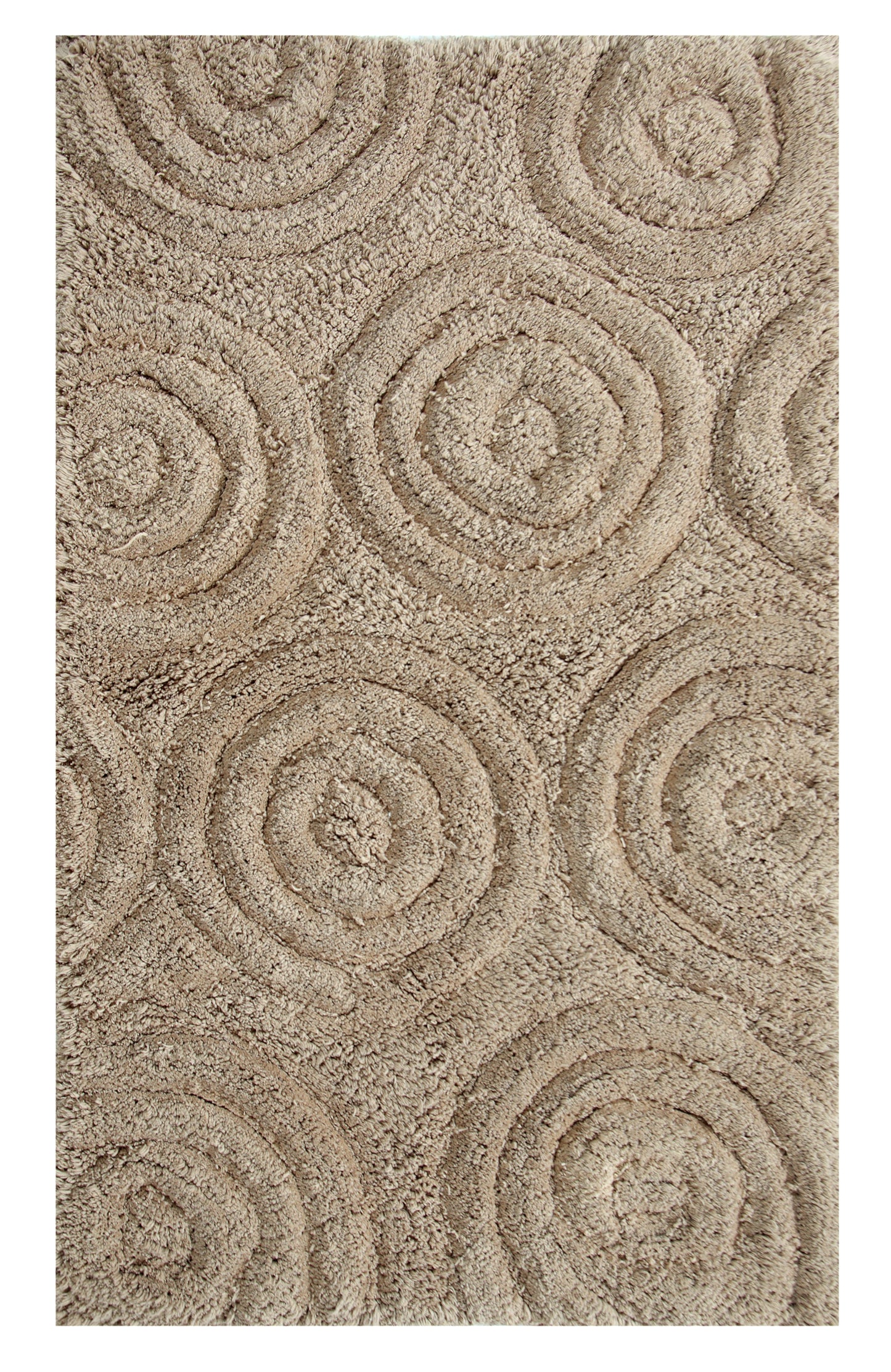 PERTHSHIRE PLATINUM COLLECTION - SINGLE PIECE CIRCLES BATH RUG COLLECTION