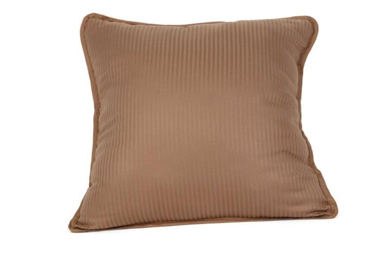 KENTSHIRE COLLECTION - T410 SORRENTO STRIPE CUSHION COCOA