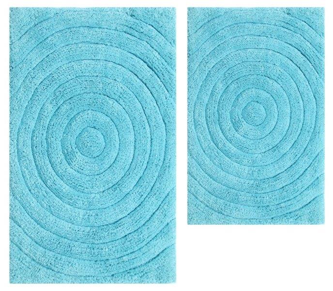 CASTLE HILL LONDON - 2 PIECES SET ECHO BATH RUGS COLLECTION