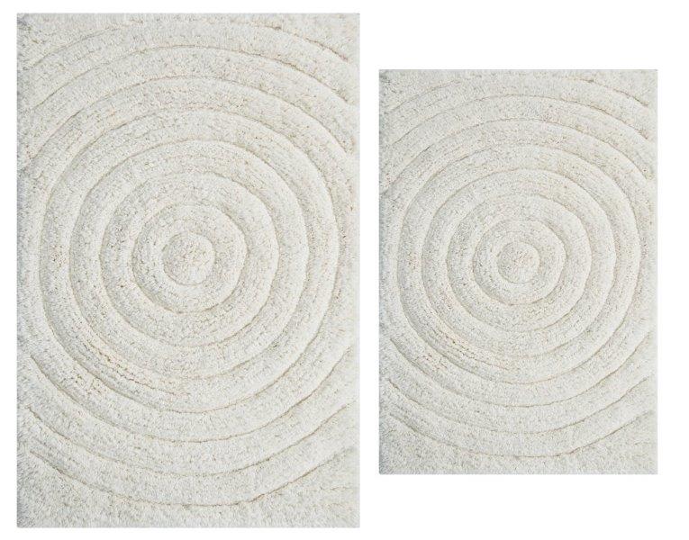 CASTLE HILL LONDON - 2 PIECES SET ECHO BATH RUGS COLLECTION