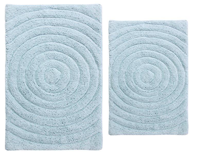 CASTLE HILL LONDON - 2 PIECES SET ECHO BATH RUGS COLLECTION