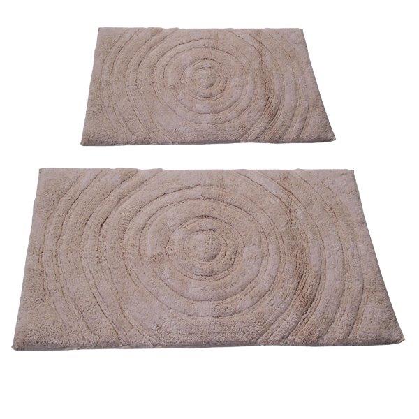 CASTLE HILL LONDON - 2 PIECES SET ECHO BATH RUGS COLLECTION