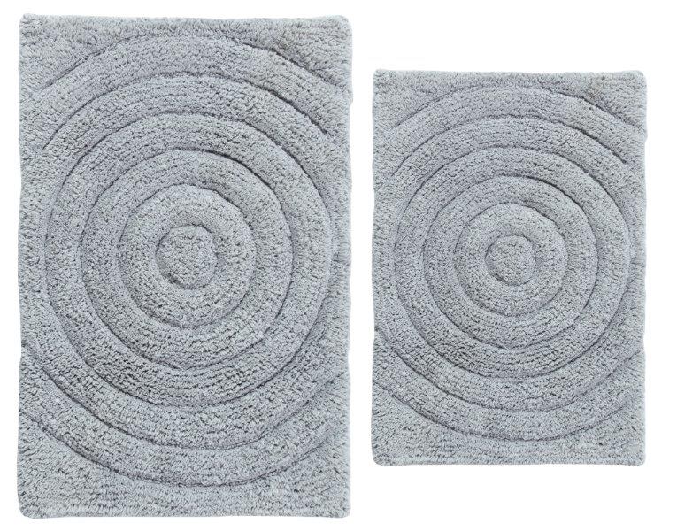 CASTLE HILL LONDON - 2 PIECES SET ECHO BATH RUGS COLLECTION