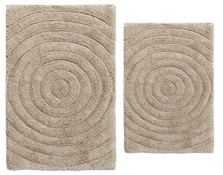 CASTLE HILL LONDON - 2 PIECES SET ECHO BATH RUGS COLLECTION