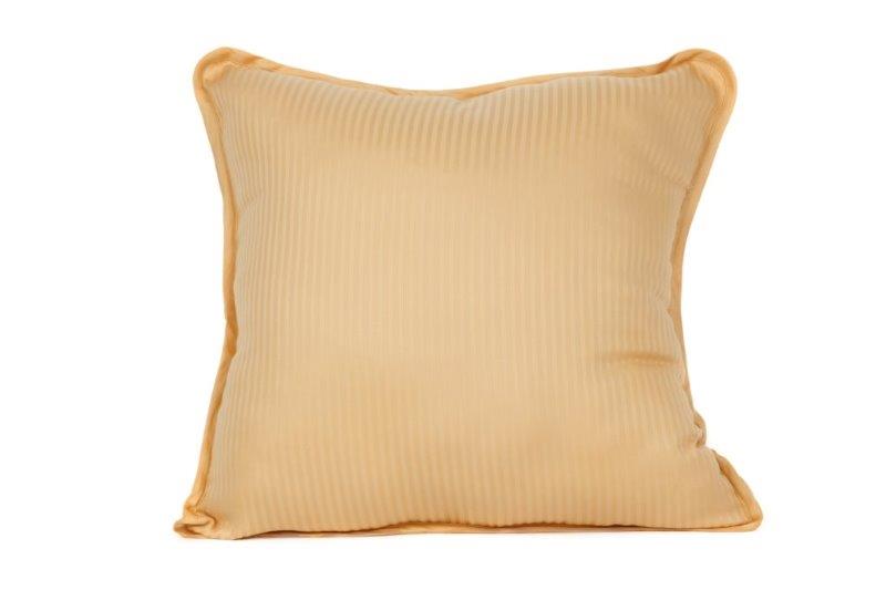 KENTSHIRE COLLECTION - T410 SORRENTO STRIPE SQUARE CUSHION GOLD