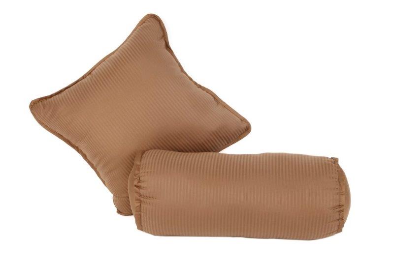 KENTSHIRE COLLECTION - T410 SORRENTO STRIPE CUSHION COCOA