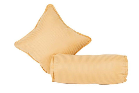 KENTSHIRE COLLECTION - T410 SORRENTO STRIPE SQUARE CUSHION GOLD