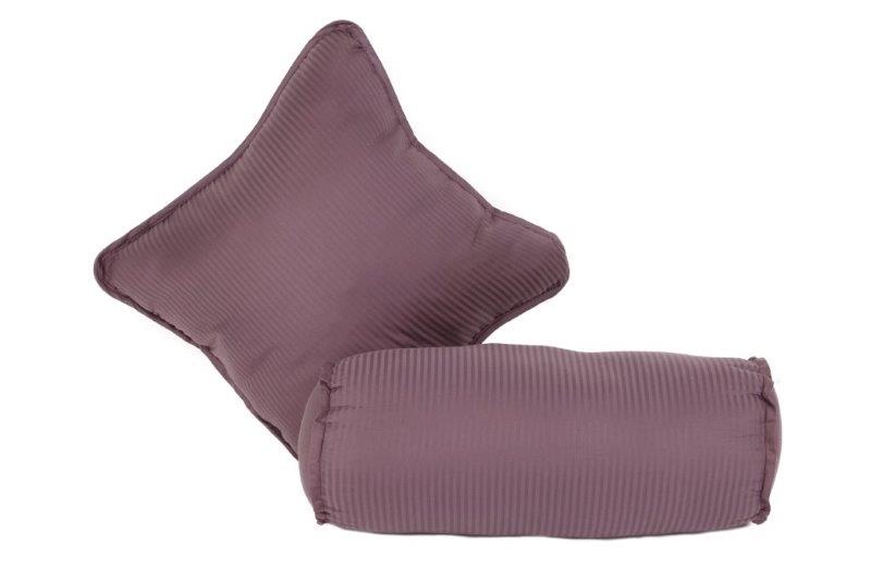 KENTSHIRE COLLECTION - T410 SORRENTO STRIPE CUSHION GRAPE