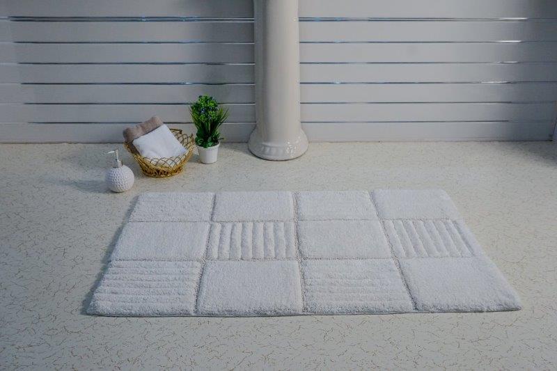 CASTLE HILL LONDON - SINGLE PIECE CHAKKAR BOARD BATH RUG COLLECTION