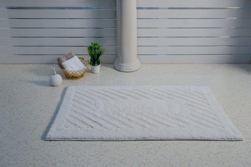 PERTHSHIRE PLATINUM COLLECTION - SINGLE PIECE DIAGONAL RACETRACK REVERSIBLE BATH RUG COLLECTION