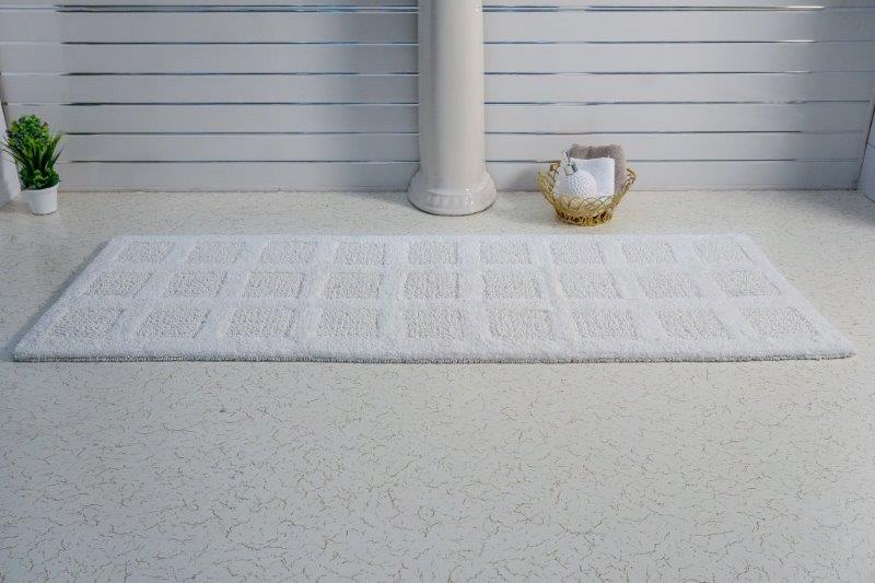 PERTHSHIRE PLATINUM COLLECTION - SINGLE PIECE SQUARE HONEY REVERSIBLE BATH RUG COLLECTION
