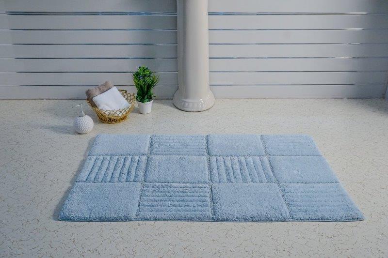 CASTLE HILL LONDON - SINGLE PIECE CHAKKAR BOARD BATH RUG COLLECTION