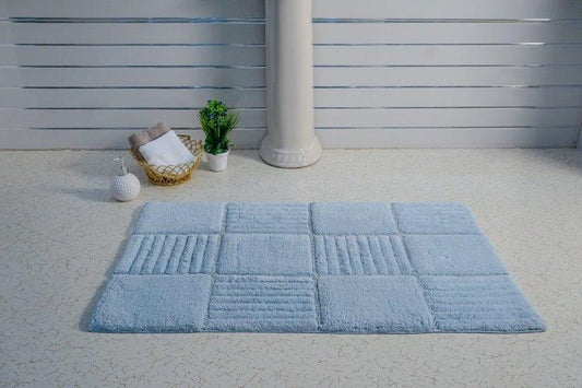 CASTLE HILL LONDON - SINGLE PIECE CHAKKAR BOARD BATH RUG COLLECTION