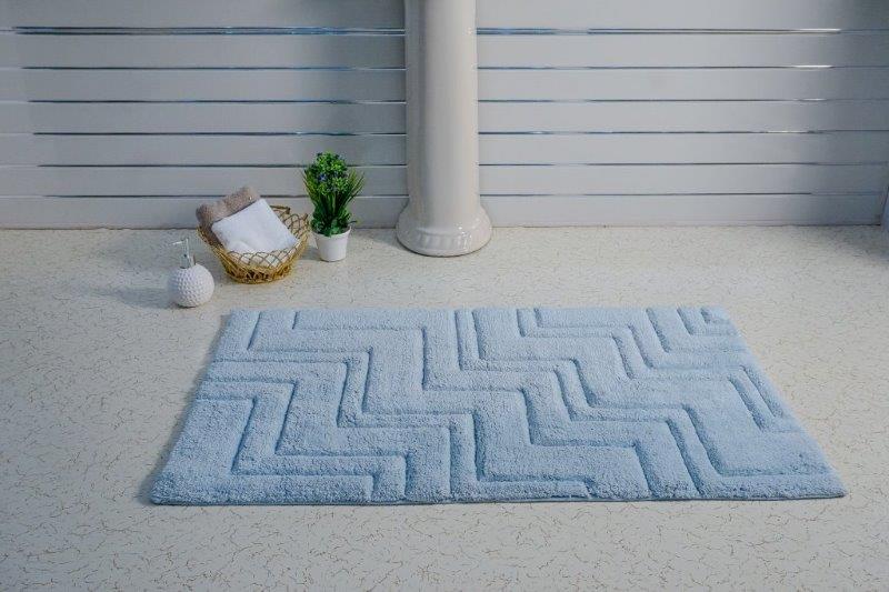 CASTLE HILL LONDON - SINGLE PIECE ZIG ZAG BATH RUG COLLECTION