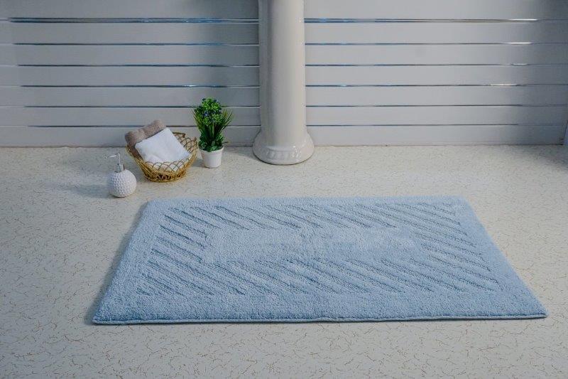 PERTHSHIRE PLATINUM COLLECTION - SINGLE PIECE DIAGONAL RACETRACK REVERSIBLE BATH RUG COLLECTION