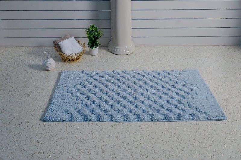 CASTLE HILL LONDON - SINGLE PIECE MELANGE BATH RUG COLLECTION