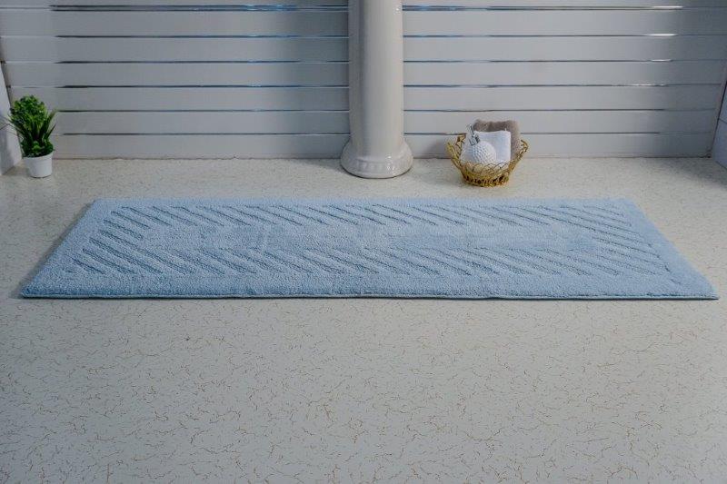 PERTHSHIRE PLATINUM COLLECTION - SINGLE PIECE DIAGONAL RACETRACK REVERSIBLE BATH RUG COLLECTION