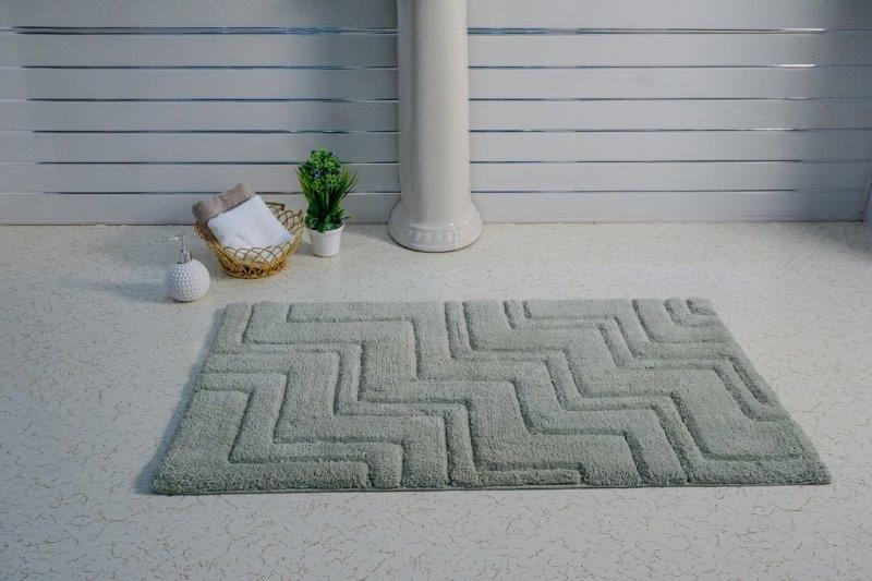 CASTLE HILL LONDON - SINGLE PIECE ZIG ZAG BATH RUG COLLECTION