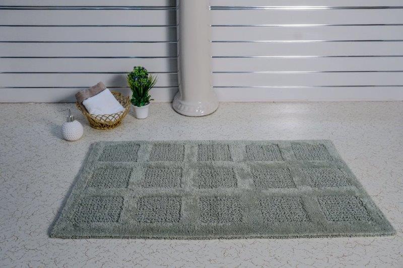 PERTHSHIRE PLATINUM COLLECTION - SINGLE PIECE SQUARE HONEY REVERSIBLE BATH RUG COLLECTION