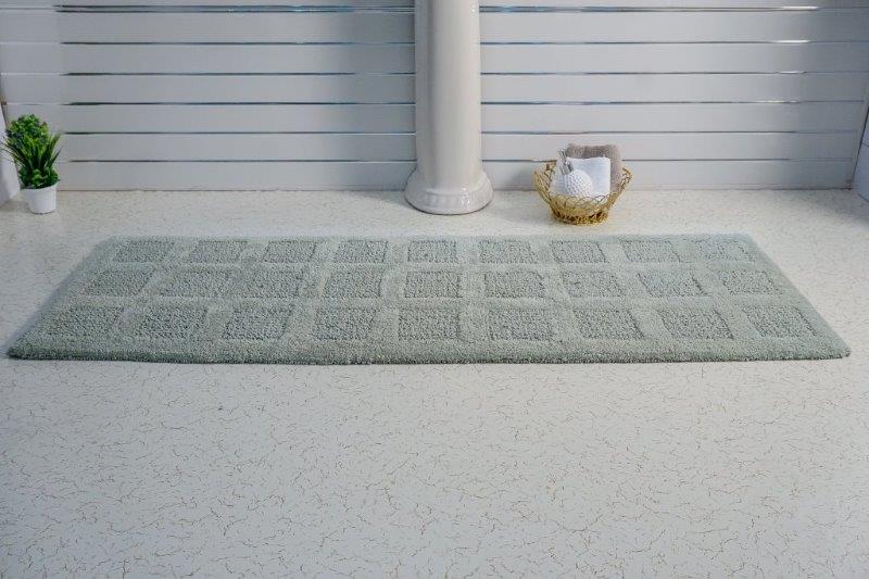 PERTHSHIRE PLATINUM COLLECTION - SINGLE PIECE SQUARE HONEY REVERSIBLE BATH RUG COLLECTION