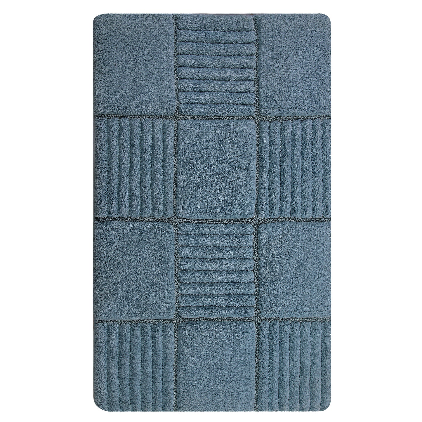 CASTLE HILL LONDON - SINGLE PIECE CHAKKAR BOARD BATH RUG COLLECTION