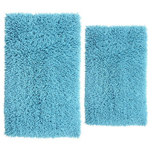 CASTLE HILL LONDON - 2 PIECES SET MELBOURNE BATH RUGS COLLECTION