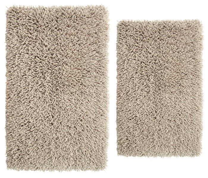 CASTLE HILL LONDON - 2 PIECES SET MELBOURNE BATH RUGS COLLECTION