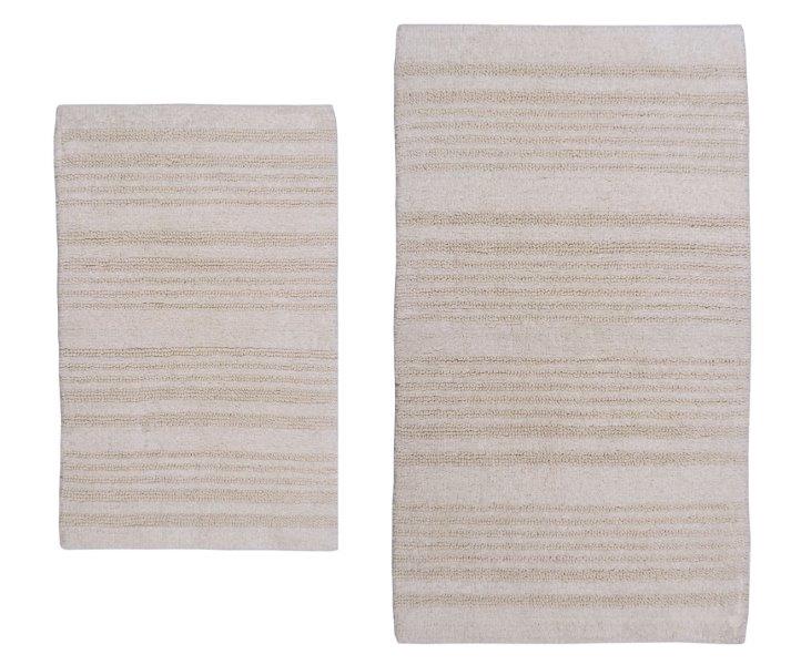 PERTHSHIRE PLATINUM COLLECTION - 2 PIECES SET MULTI CHAIN BATH RUGS COLLECTION